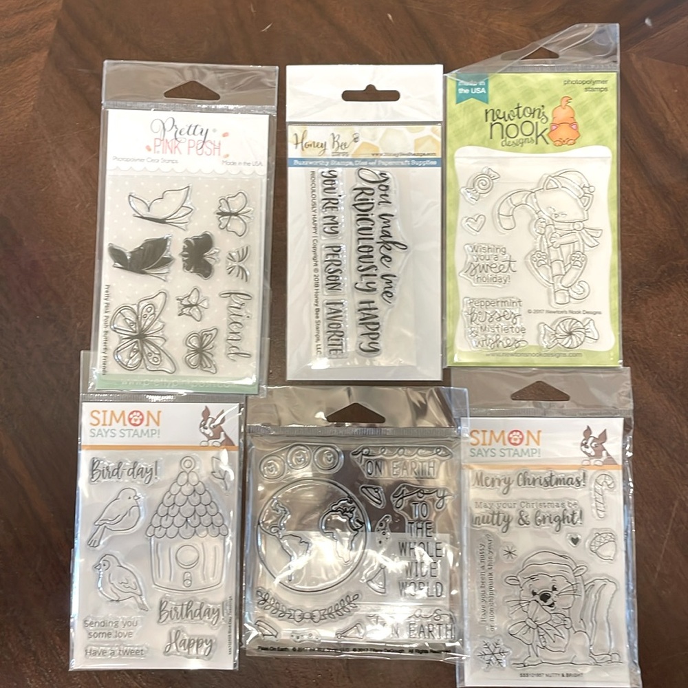 Assorted acrylic stamps